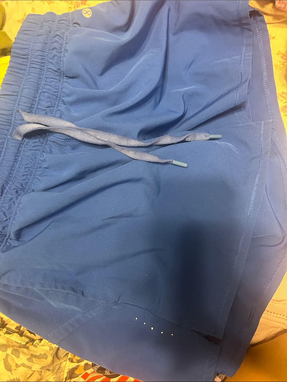 Women’s Athletic Drawstring Shorts - Blue